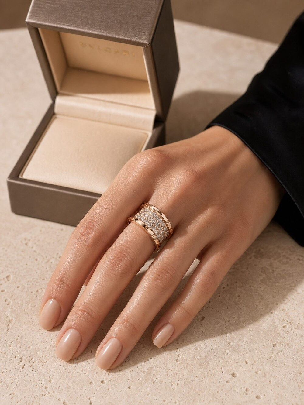 Bulgari Refined Statement Ring Style 1 | New with Box - Picture 8 of 9